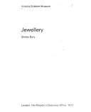 Jewellery [by] Shirley Bury.