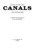 Victorian and Edwardian canals from old photographs / introd. and commentaries by D.D. Gladwin.