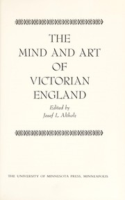  The Mind and art of Victorian England /