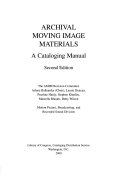  Archival moving image materials :