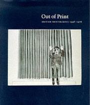 Out of print : British printmaking, 1946-1976.