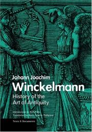 Winckelmann, Johann Joachim, 1717-1768.  History of the art of antiquity /
