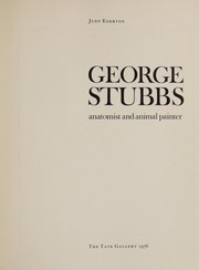 Egerton, Judy. George Stubbs :