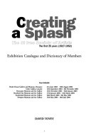 Creating a splash : the St Ives Society of Artists : the first 25 years (1927-1952) : exhibition catalogue and dictionary of members / David Tovey.