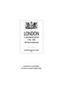 London : a cartographic history 1746-1950 : 200 years of folding maps / compiled by Lucinda Boyle ; introductory essay by Ralph Hyde.