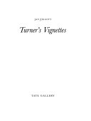 Piggott, Jan.  Turner's vignettes /