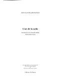 L'art de la tache : introduction à la Nouvelle méthode d'Alexander Cozens / Jean-Claude Lebensztejn.