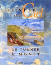 Peindre le ciel : de Turner à Monet : 8 avril-9 juillet 1995, Musée-Promenade, Marly-le-Roi/Louveciennes.